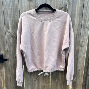 Vuori Blush Pink Women's Sweatshirt crewneck sweatshirt, size large